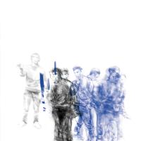 ONT DES CHOSES À DIRE (crayons sur calques rétroéclairés, 28 x 40 cm)