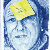 SONT (crayons sur enveloppe, 24 x 33 cm)