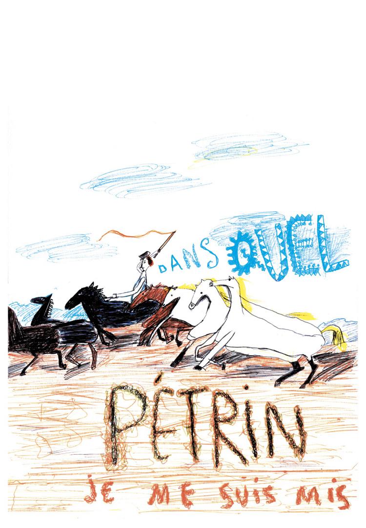 d’après &#34;La foulaison du blé en Camargue&#34;, de Rosa Bonheur