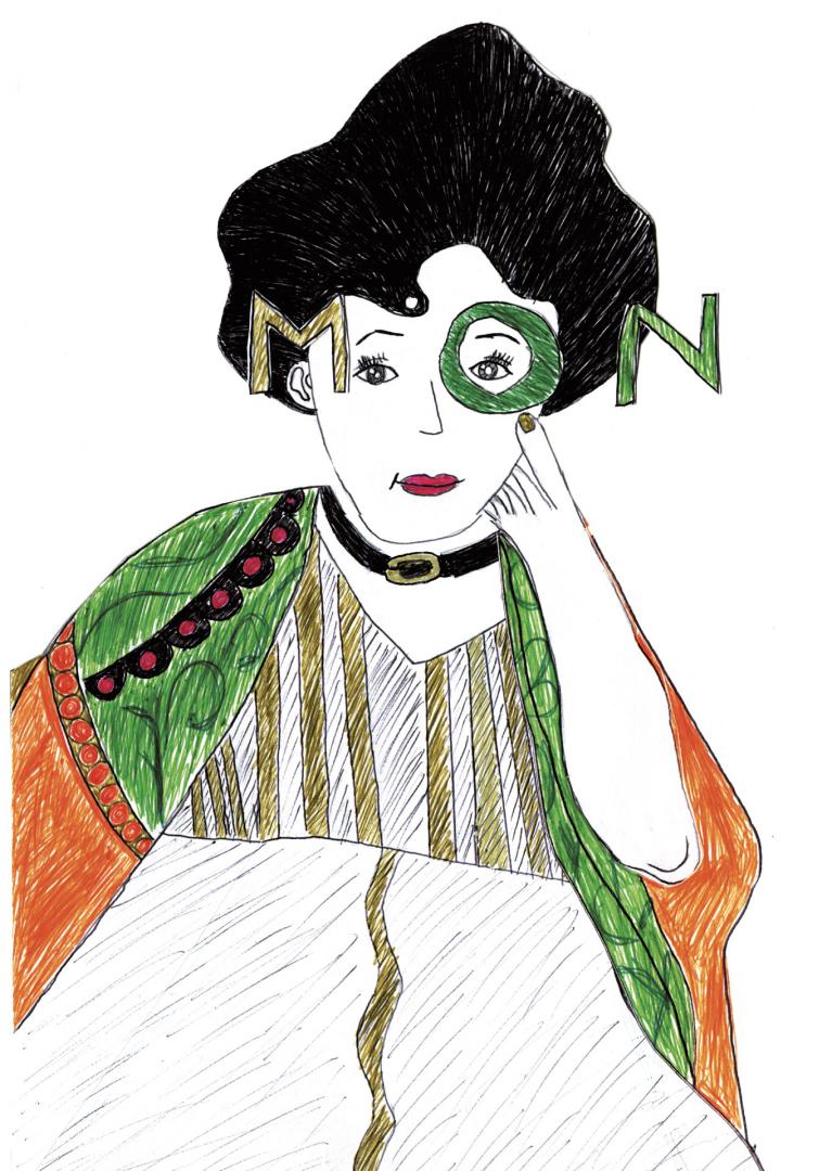 d’après &#34;Portrait de Gabrielle Valloton&#34;, de Félix Valloton